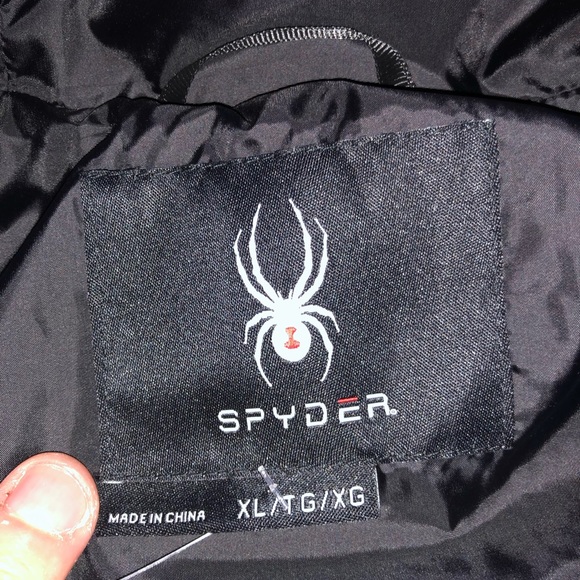 Spyder Men’s Nexus Navy Hooded Puffer Jacket - NWT size XL - Picture 3 of 9